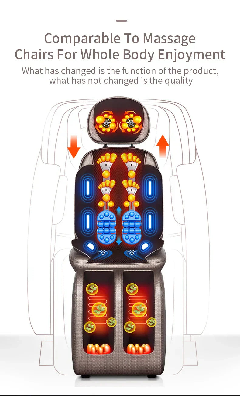 Electric Full Body Massage Chair – Shiatsu Kneading, Heating & Vibration