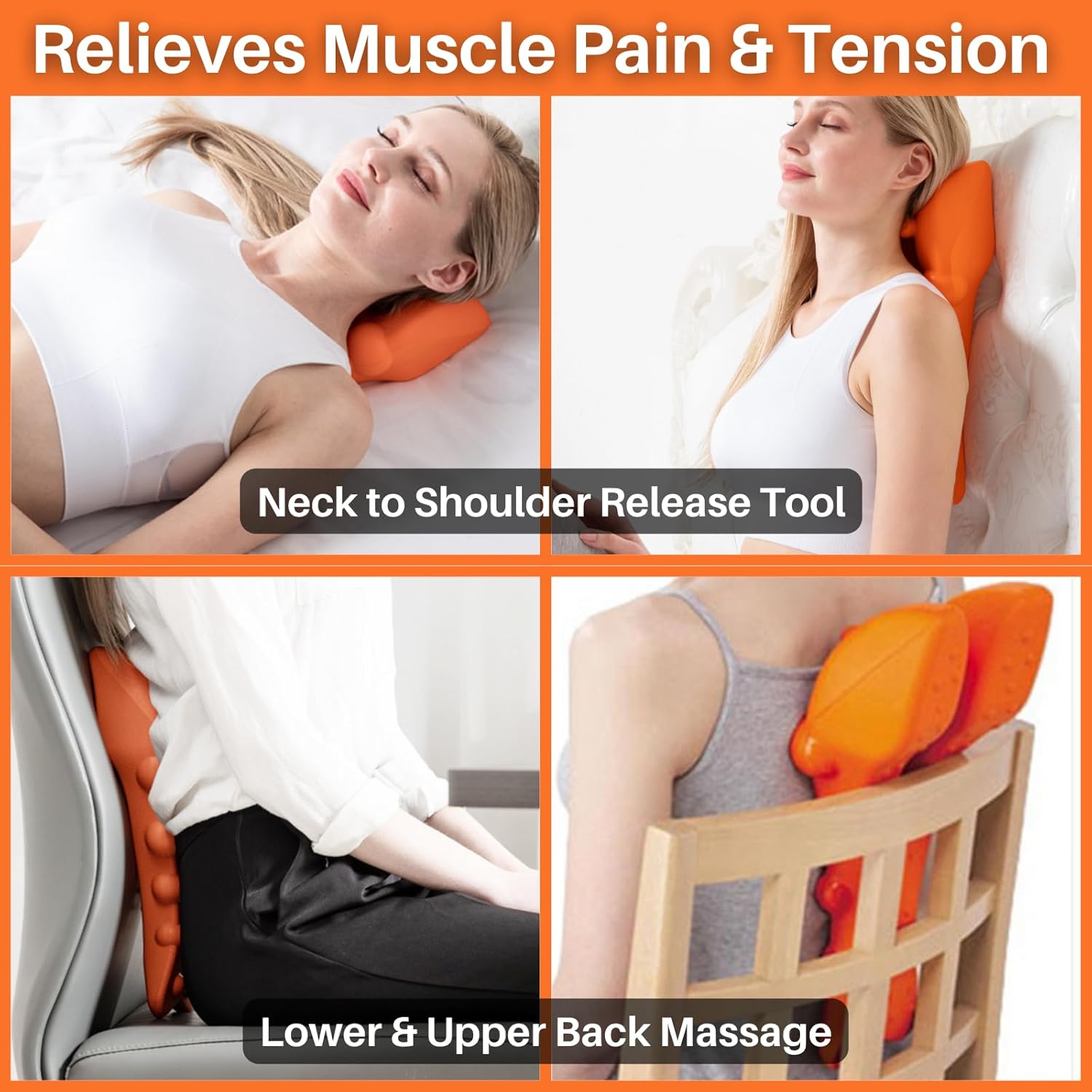 Occipital Release Tool & Trapezius Trigger Point Massager