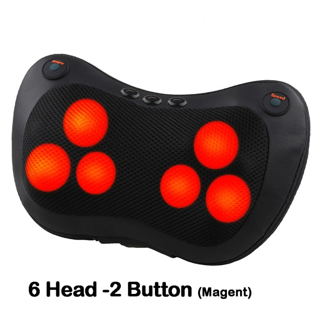 Head & Neck Massager Pillow for Home & Car