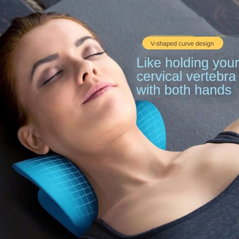 Neck and Shoulder Relaxer – Cervical Stretcher & Neck Traction Device